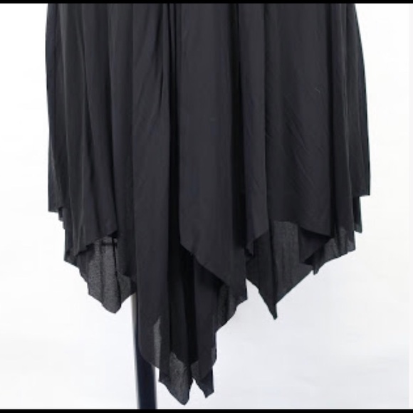 Balmain Black Triangular Deep V sleeveless dress - Picture 5 of 8